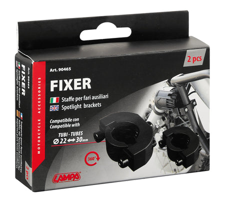 Lampa Fixer, coppia staffe per fari ausiliari 90465