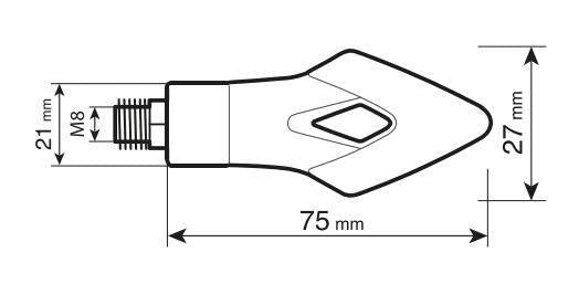 Lampa Lum, indicatori di direzione a Led - 12V LED 90470