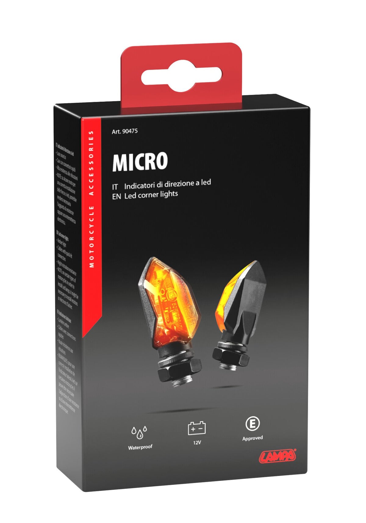 Lampa Micro, indicatori di direzione a led - 12V LED 90475