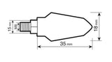 Lampa Micro, indicatori di direzione a led - 12V LED 90475