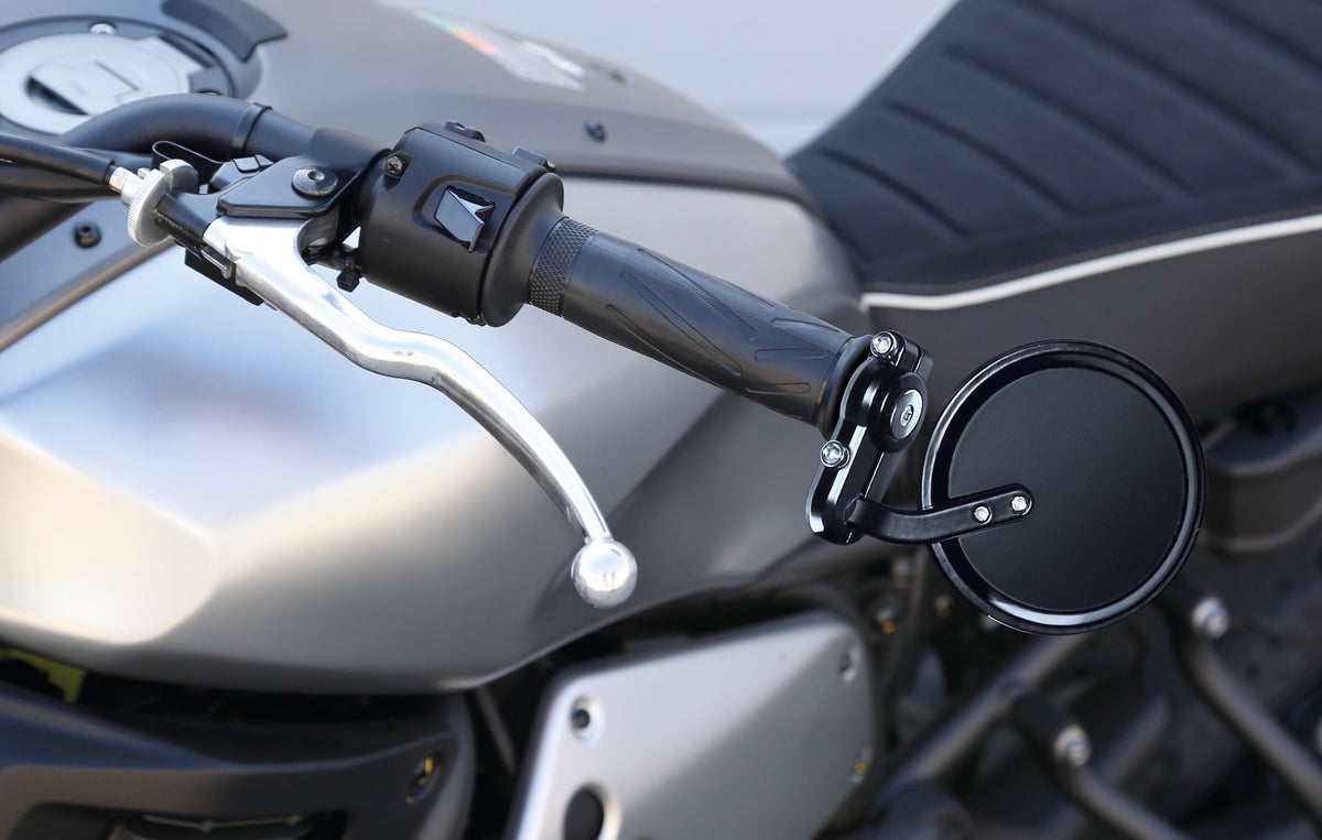 Lampa Dernier Coppia Specchi Retrovisori Moto - Nero