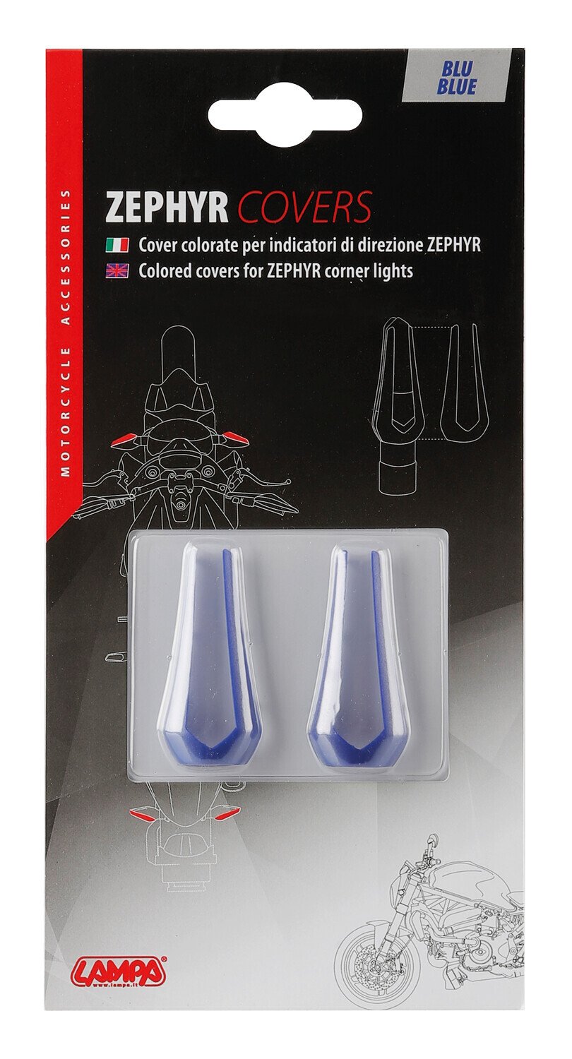 Lampa Cover colorate per indicatori di direzione Zephyr, 2 pz - Blu 90495