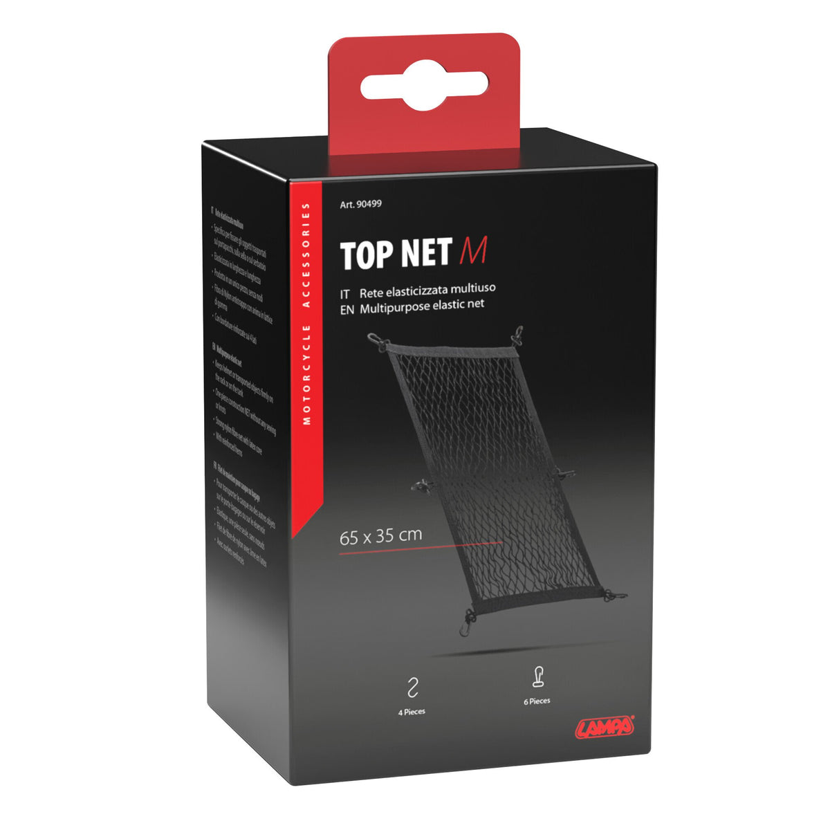 Lampa Top-Net-12, rete elasticizzata multiuso - cm 65x35 90499