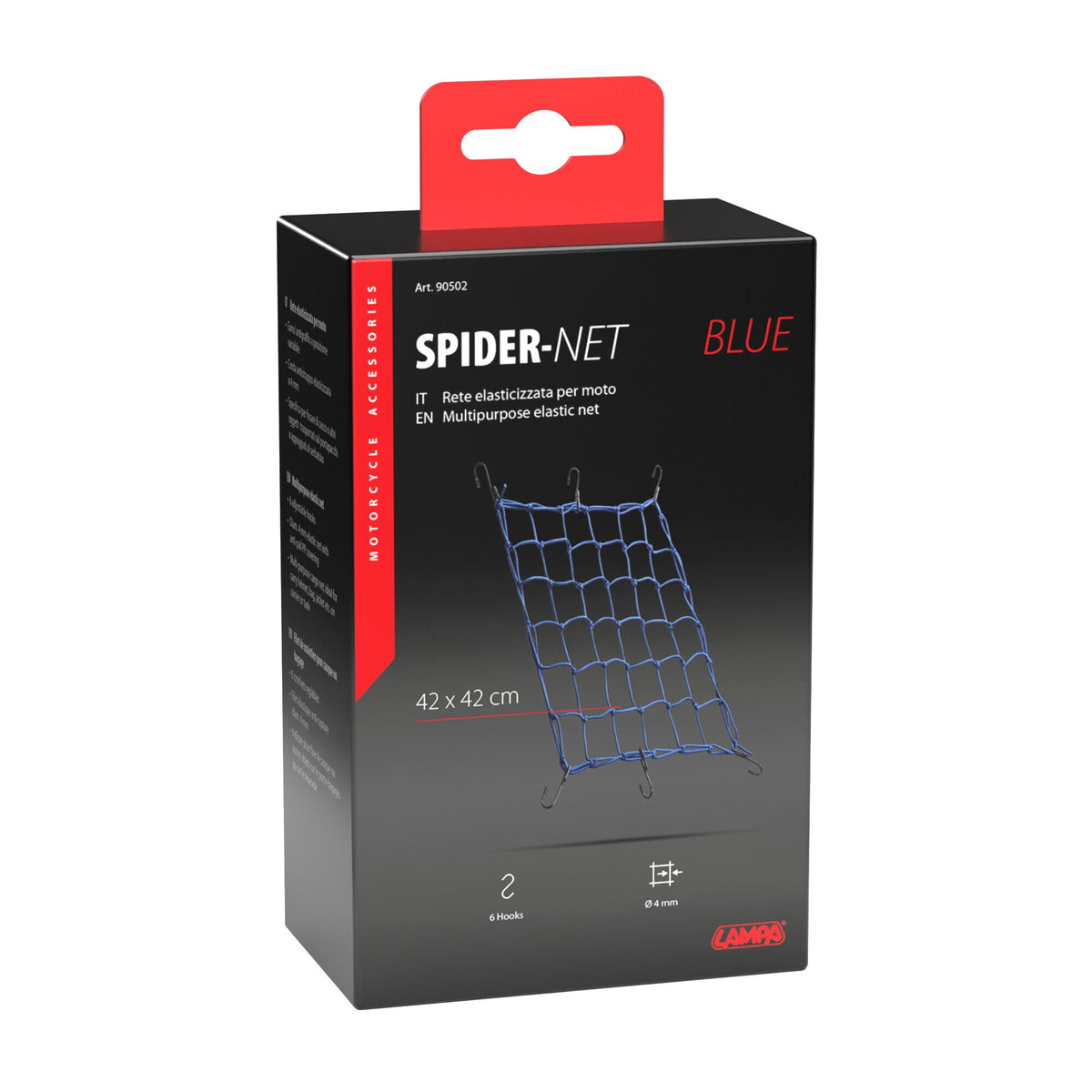 Lampa Spider, rete elasticizzata - Blu 90502