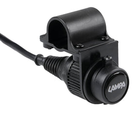 Lampa Presa corrente standard per fissaggio a manubrio - 12V - 12A max 90535