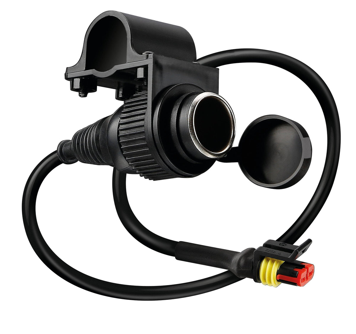 Lampa Presa corrente standard per fissaggio a manubrio - 12V - 12A max 90535