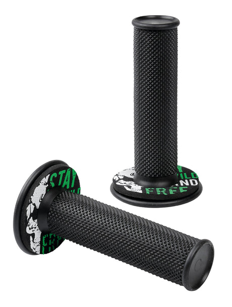 Lampa Donut Off-Road Grips, manopole universali - Nero - Verde 90572