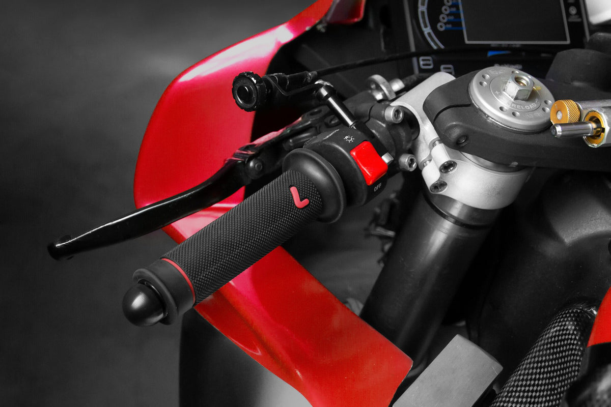 Lampa Sport-Grip, manopole universali - Rosso 90580