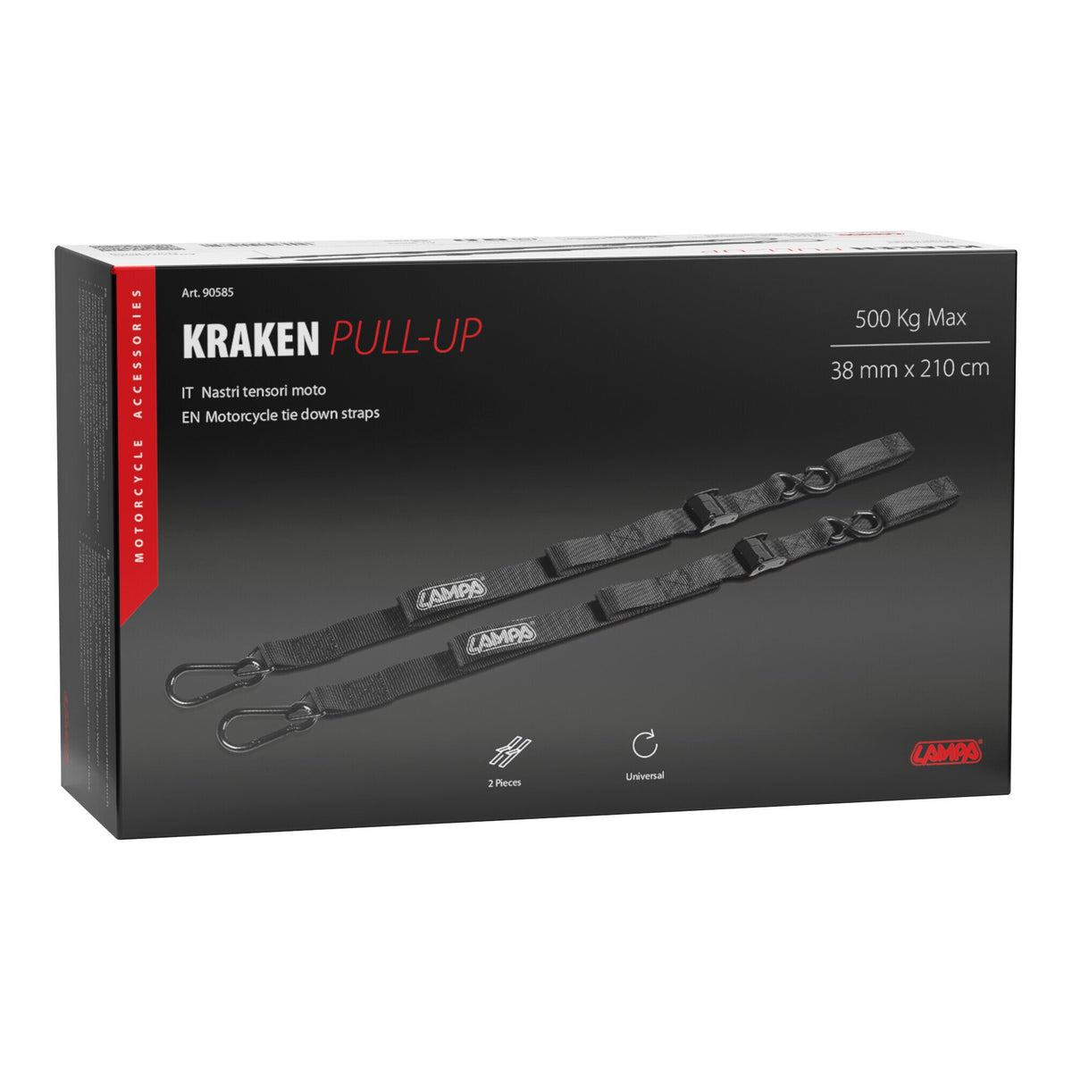 Lampa Kraken Pull-Up, coppia nastri tensori moto 90585