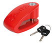 Lampa Stone XL, lucchetto bloccadisco - Perno  10 mm - Rosso 90591