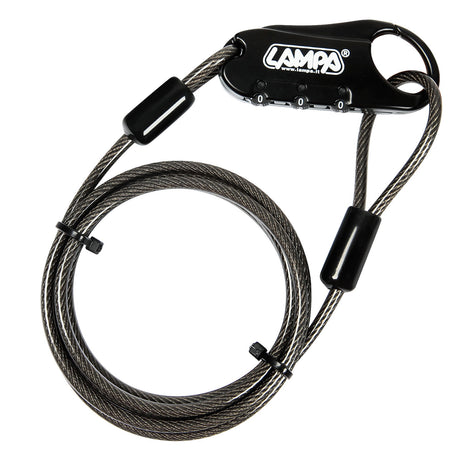 Lampa Portex, lucchetto antifurto con cavo di sicurezza - 150 cm 90596