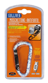 Lampa Gulliver Moschettone Antifurto con Lucchetto a Combinazione - Floral