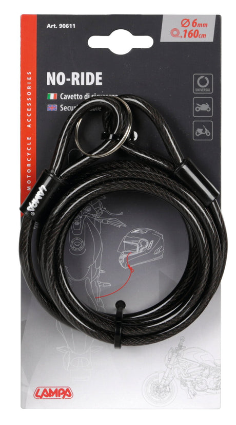 Lampa No-Ride, cavetto di sicurezza  6 mm - 160 cm 90611