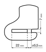 Lampa Bite, lucchetto bloccadisco - Perno  5,5 mm 90626