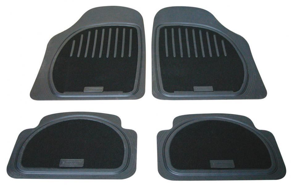 Michelin Set 4 tappeti gomma/moquette universali