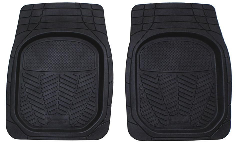 Alfombrillas de goma delanteras universales Michelin con borde 3D