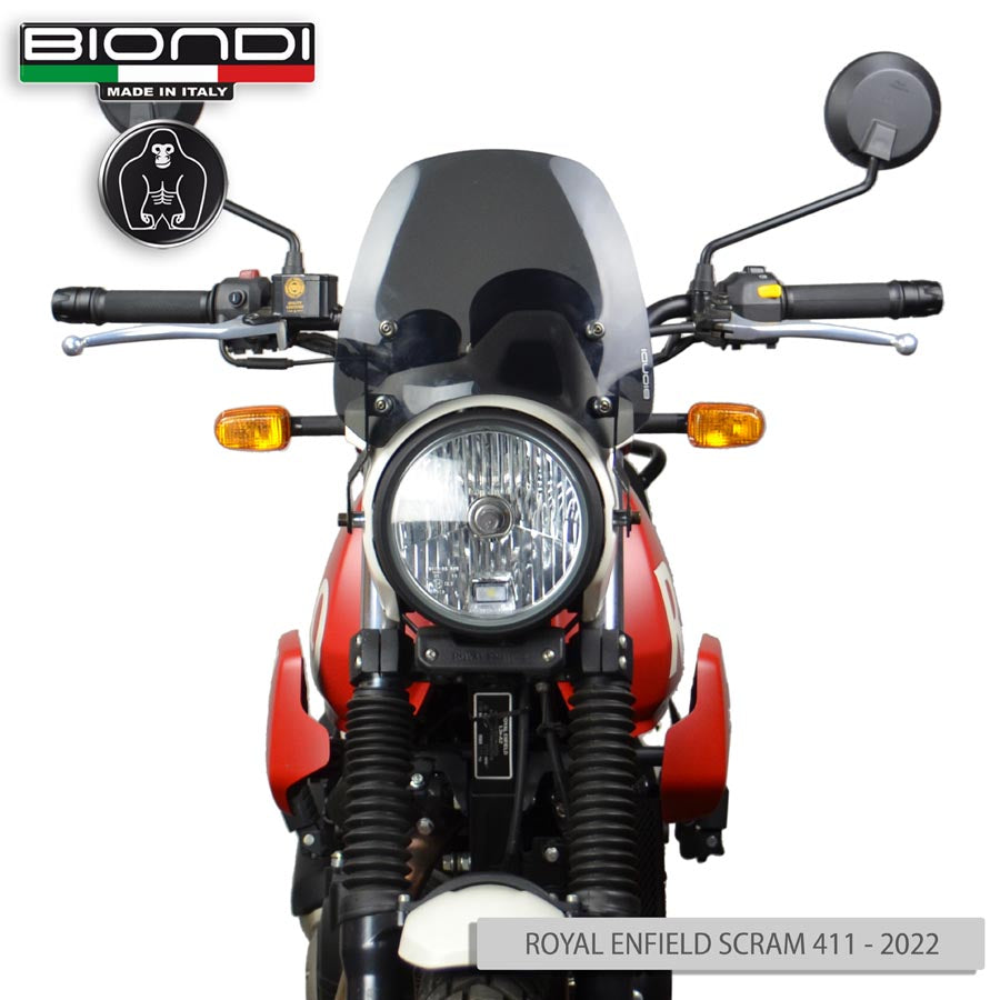Biondi Cupolino Sport Fumè Scuro Royal Enfield Scram 411 2022 - MPN 8010444
