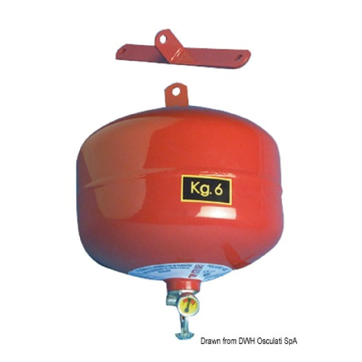 Estintore automatico 6 Kg a pioggia