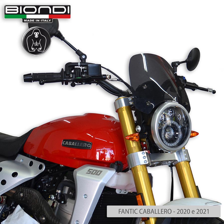 Biondi Cupolino Sport Fumè Scuro Fantic Caballero 125/250/500 - MPN 8010401