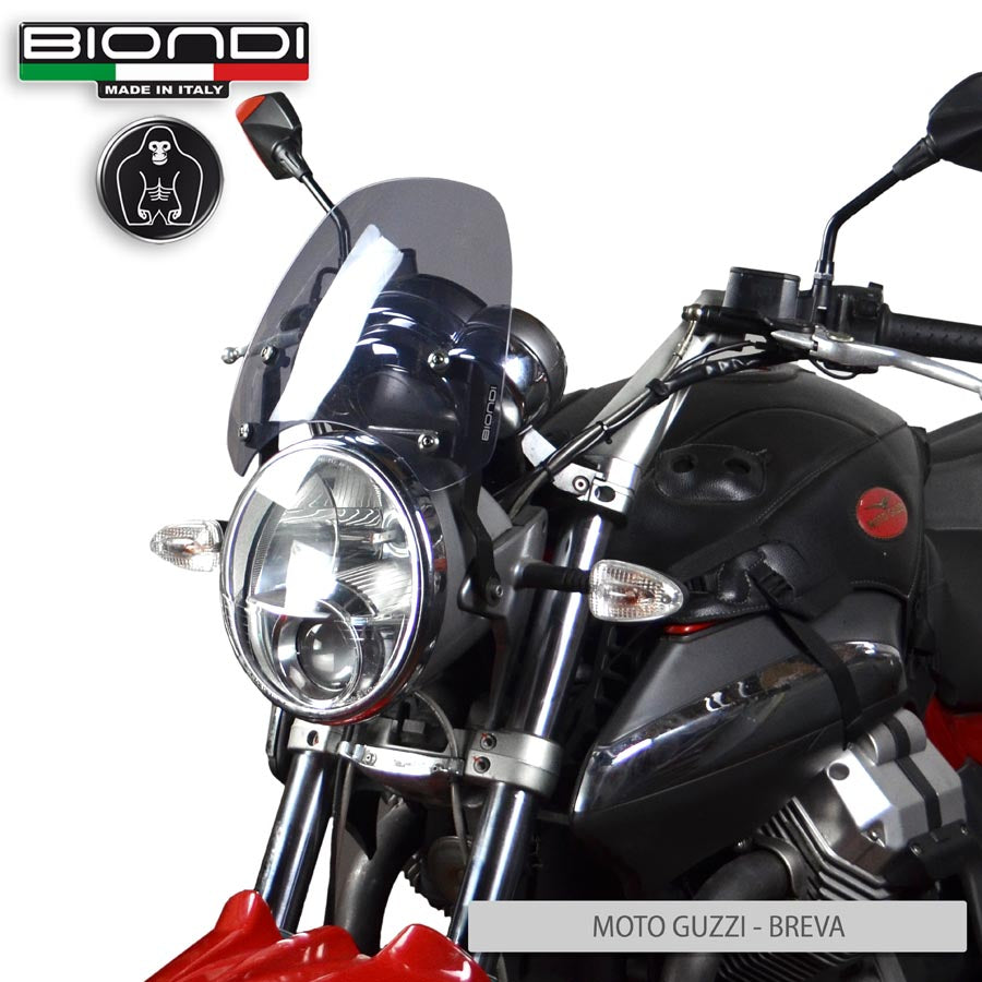 Biondi Cupolino Sport Fumè Chiaro Moto Guzzi Breva 850/1100/1200 2005-2012