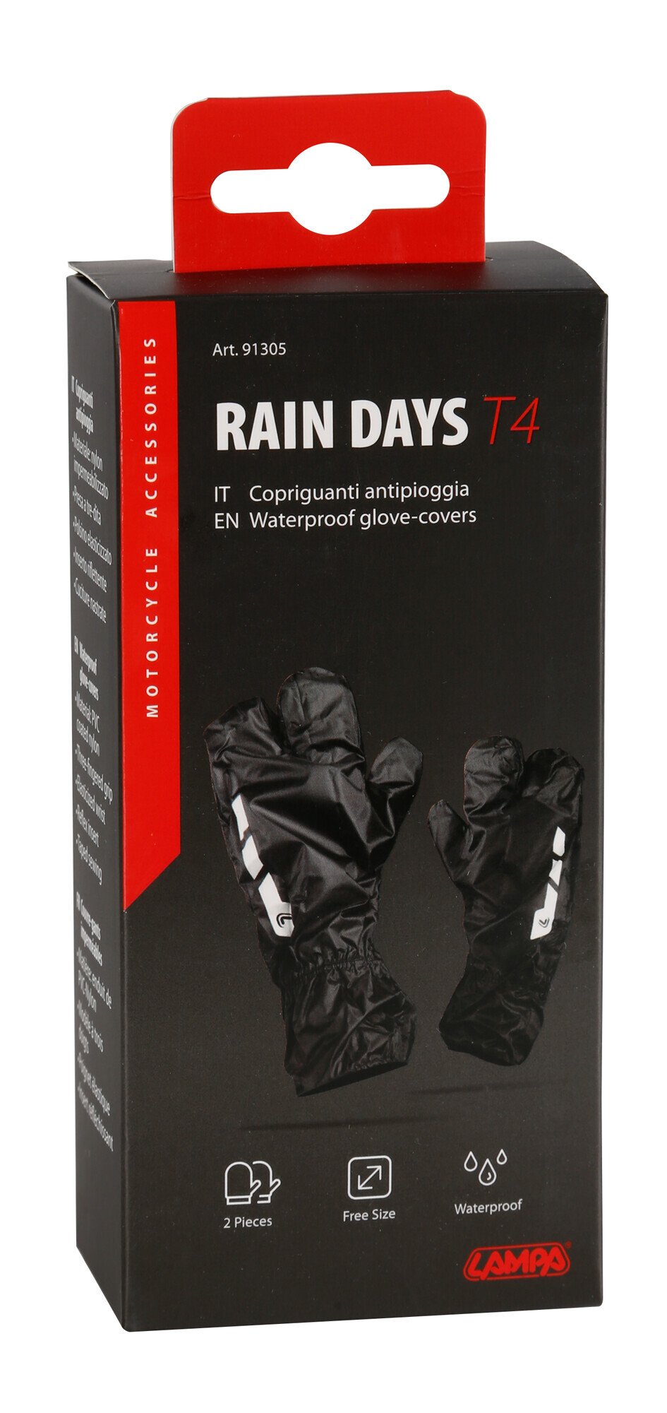 Lampa Rain-Days T4, copriguanti antipioggia 91305