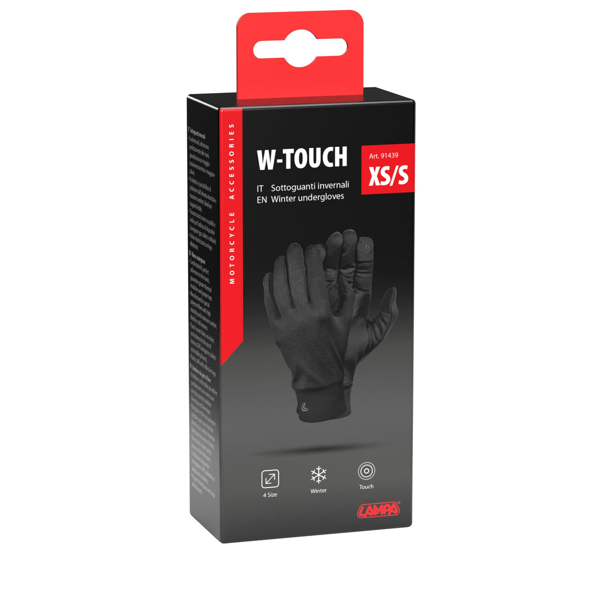 Lampa W-Touch Sottoguanti Invernali Moto