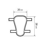 Lampa Gelpad Air, cuscino traspirante in gel per moto e scooter - M - 20x28 mm 91469