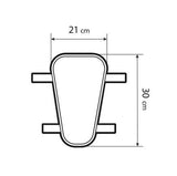Lampa Gelpad Air, cuscino traspirante in gel per moto e scooter - L - 21x30 mm 91470