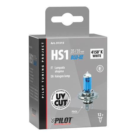 Lampa 12V Lampada alogena Blu-Xe - HS1 - 35/35W - PX43t - 1 pz - D/Blister 91515