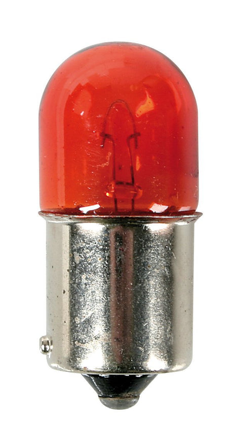 Lampa 12V Lampada sferica - RY10W - 10W - BAU15s - 2 pz - D/Blister - Arancio 91523