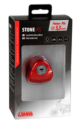 Lampa Stone XS, lucchetto bloccadisco - Perno diametro 5,5 mm - Rosso 91562