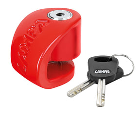 Lampa Stone XS, lucchetto bloccadisco - Perno diametro 5,5 mm - Rosso 91562