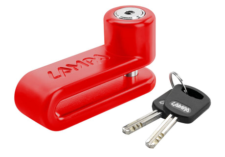 Lampa Pinch XL, lucchetto bloccadisco - Perno diametro 10 mm - Rosso 91566
