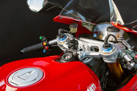 Optiline Panigale, attacco per blocchetto chiave compatibile con Ducati Panigale 899, 959, V2, 1199, 1299, V4