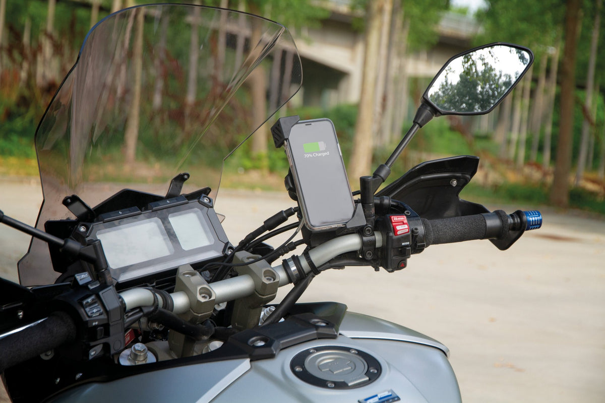 Optiline Chroma Wireless, porta smartphone universale ultra resistente con ricarica wireless
