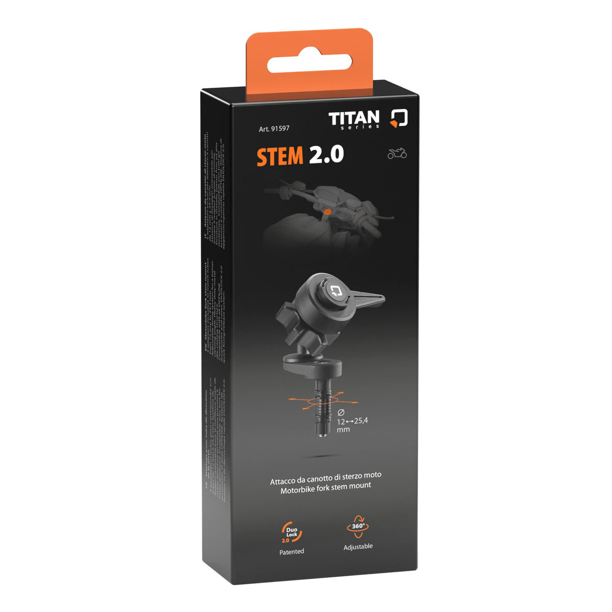 Optiline Titan Stem, supporto con attacco per canotto di sterzo