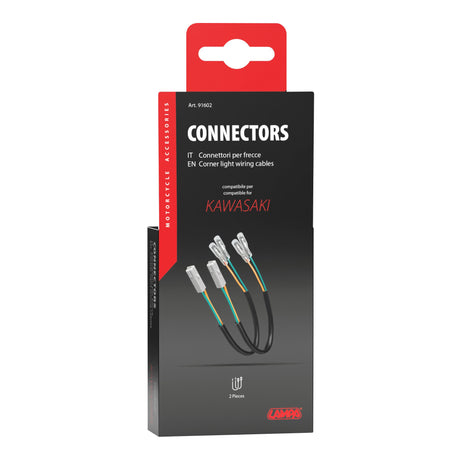 Lampa Connettori per indicatori di direzione, 2 pz - compatibile per - Kawasaki 91602