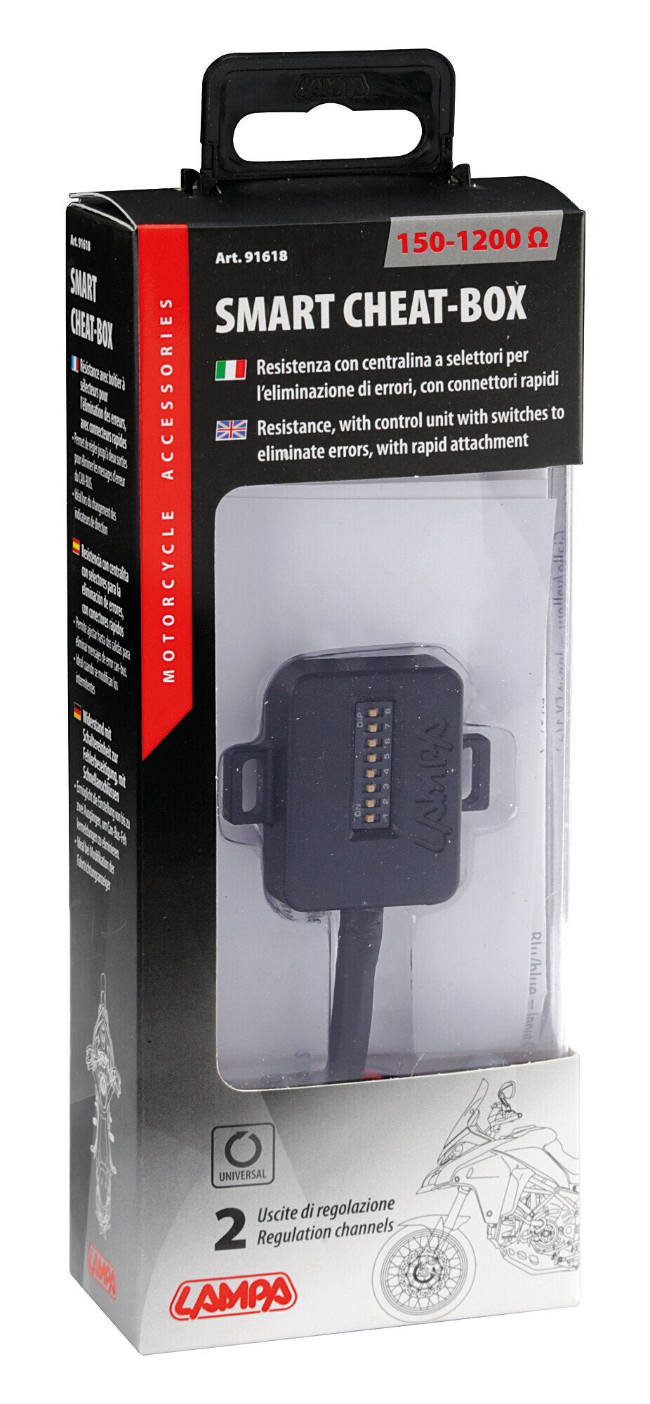 Lampa Smart Cheat-Box resistenza C/centralina selettori eliminazione errori 12V 91618