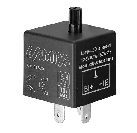 Lampa Flasher Trimmer, variatore velocità di intermittenza - 12V - 10A 91620