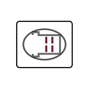 Lampa Flasher 4 PIN, relé-intermittenza elettronica - 12V - 3A 91621