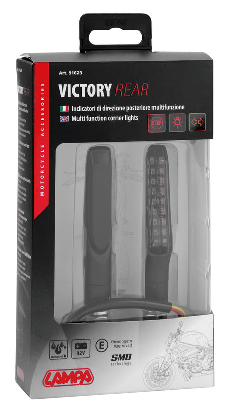 Lampa Victory Rear indicatori direzione led posizione/stop posteriori 12V LED 91623