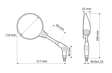 Lampa Bico, coppia specchi retrovisori 91637