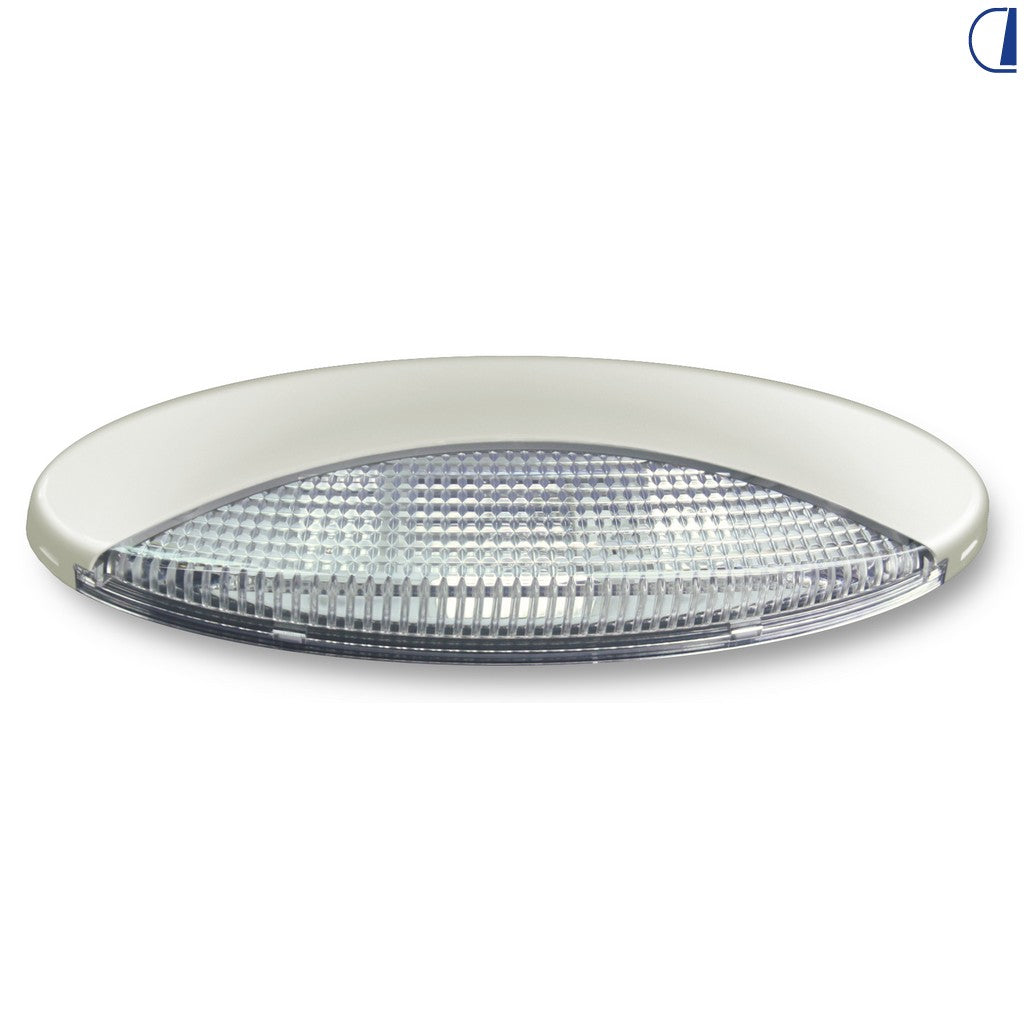 Luce veranda Luna per camper con connettori tondi Ø 4 mm IP65