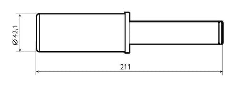 Lampa Pin per cavalletti monobraccio -  42 mm 91720