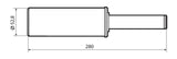 Lampa Pin per cavalletti monobraccio -  53 mm 91722