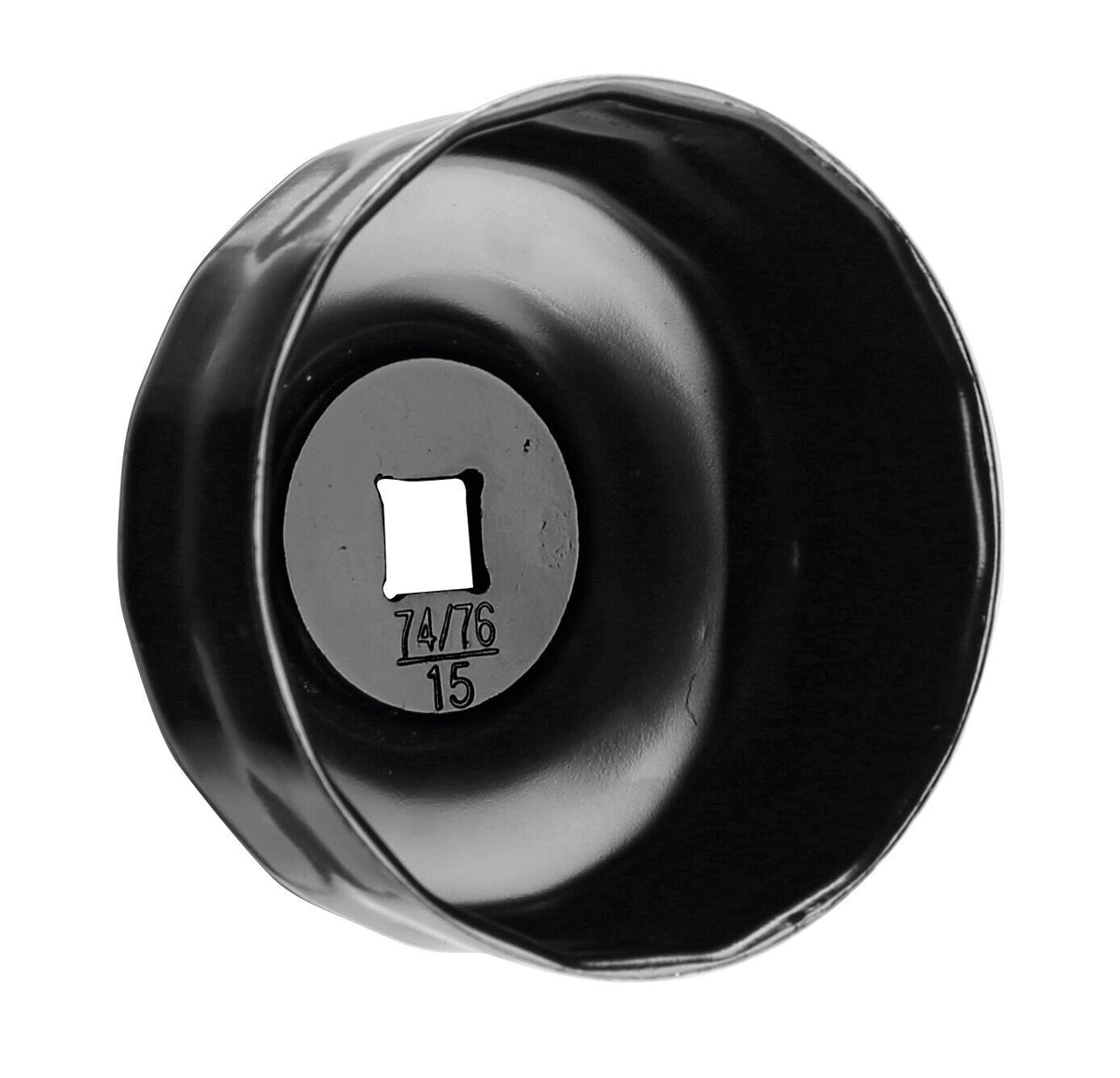 Lampa Chiave svita filtro a tazza per filtro olio per filtro  74-76 mm con 15 lati 91746