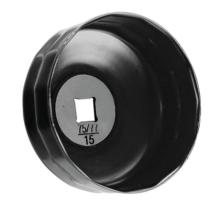Lampa Chiave svita filtro a tazza per filtro olio per filtro  75-77 mm con 15 lati 91747