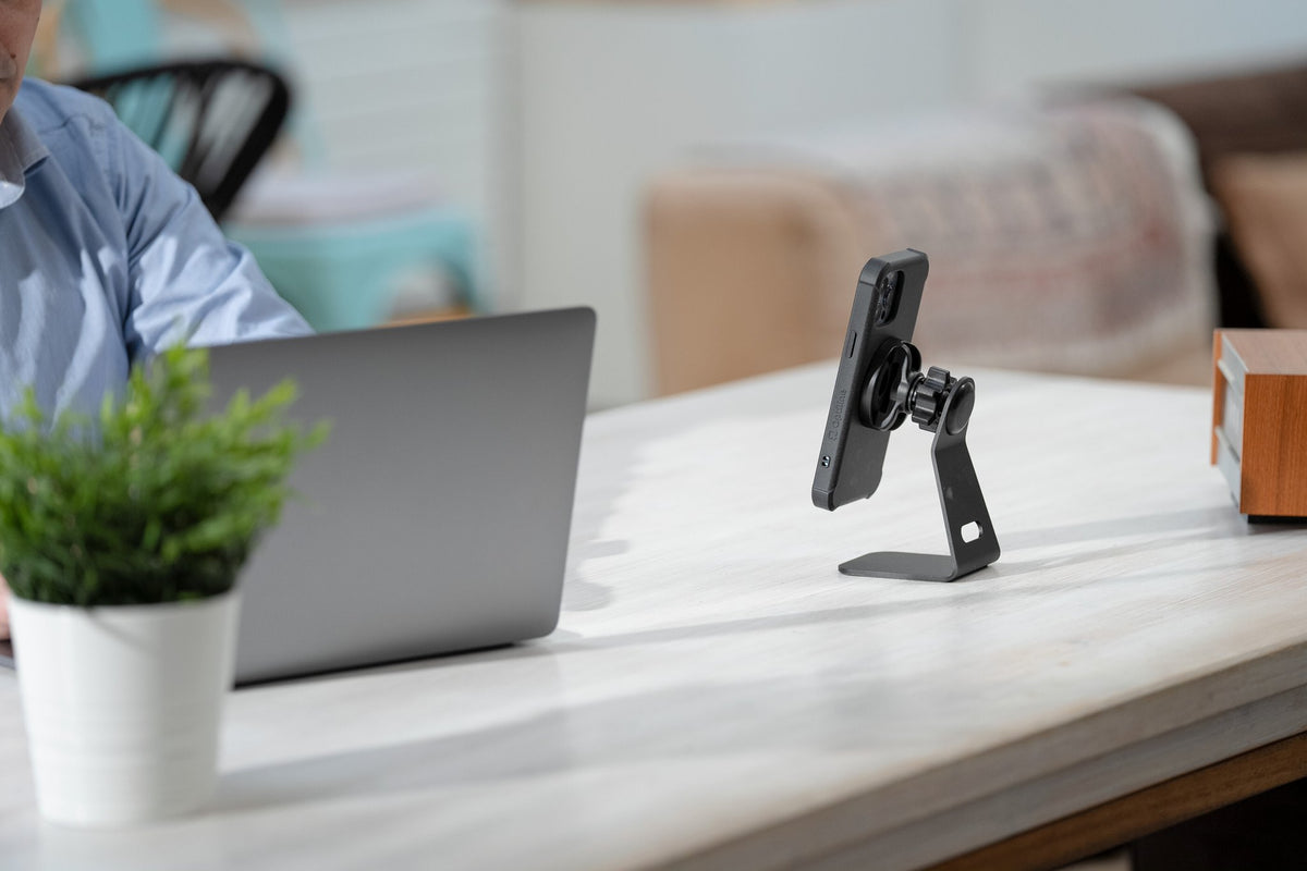 Optiline Mag Pro Stand, porta telefono magnetico da casa / ufficio