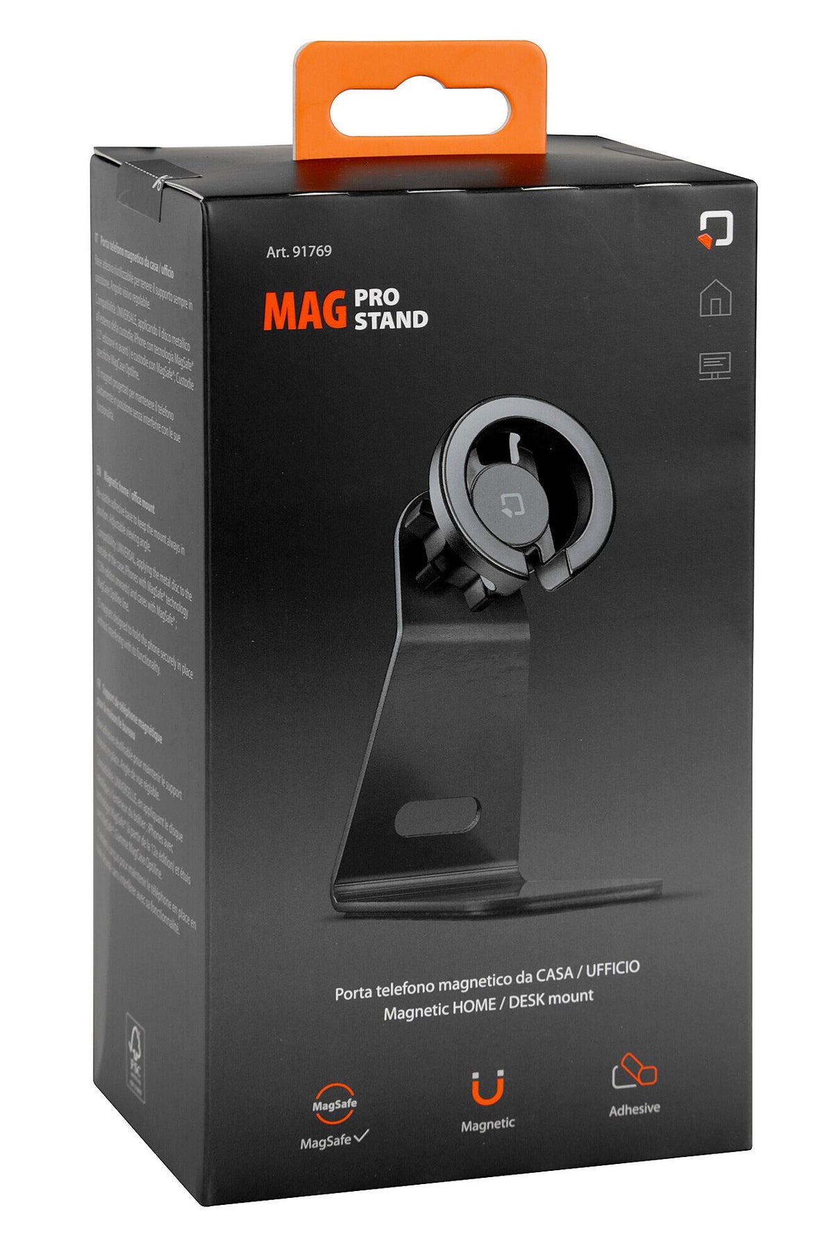 Optiline Mag Pro Stand, porta telefono magnetico da casa / ufficio