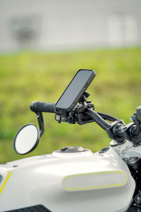 Optiline Grip, porta telefono da manubrio, installazione rapida